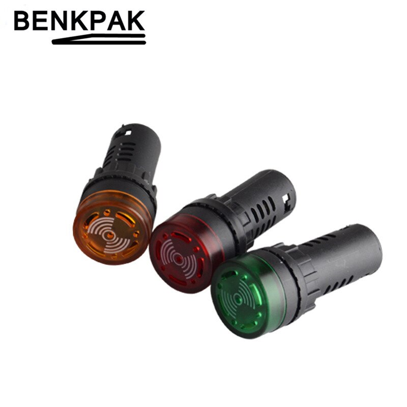 22mm led Indicator buzzer 5V 12V 24V 220V