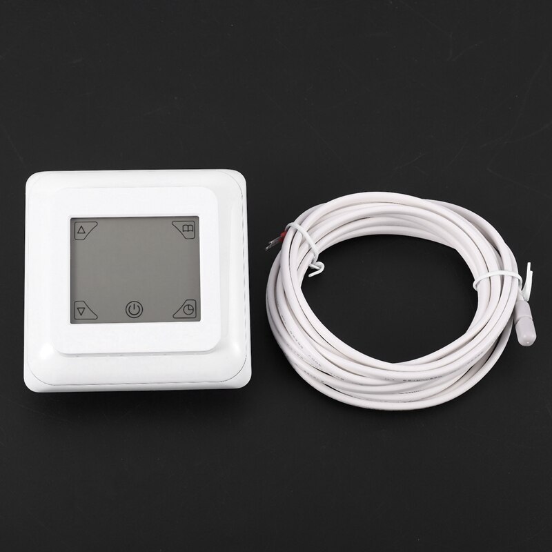 Touch Screen Thermostat Electric Thermostat Room Thermostat Underfloor Heating Programmable Thermostat 16A V8.716