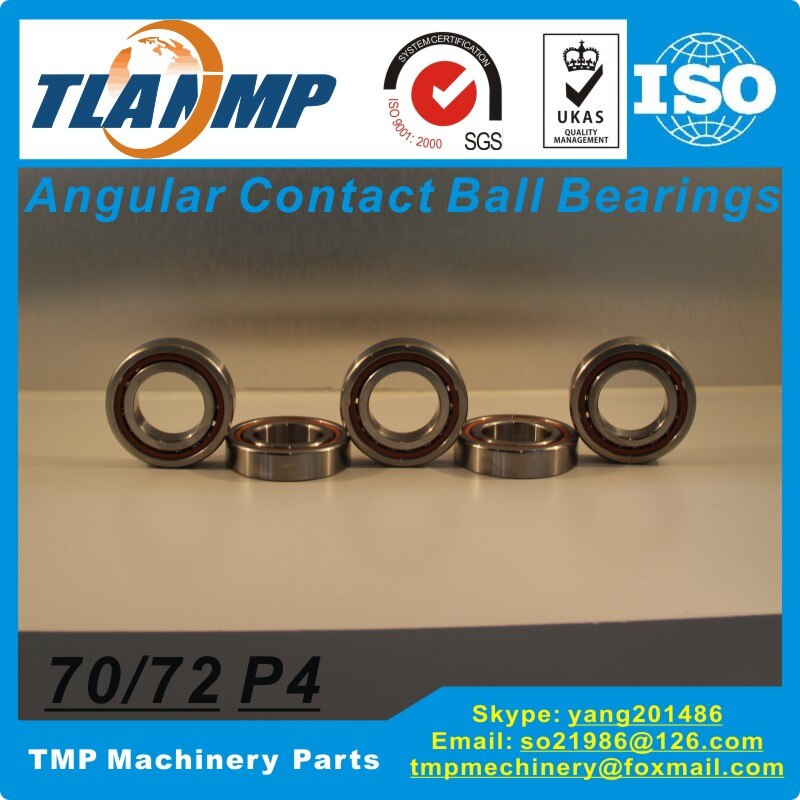 7201C 7201AC DB/DF/DT/SU L P4 Angular Contact Ball Bearing (12x32x10mm) TLANMP Electric Motor Bearing