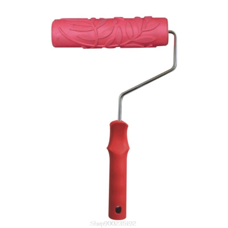 7 inch plastic verfroller voor muurdecoratie verfgereedschap reliëfs verfroller muurdecoratie  au 20