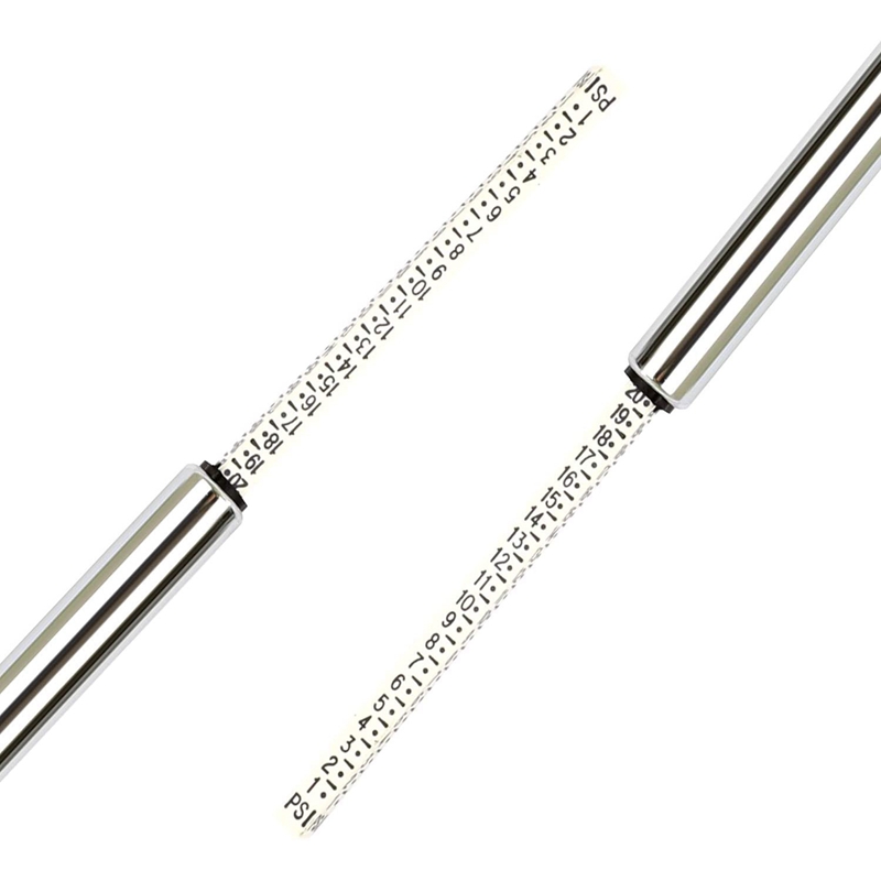 Low Pressure Pen Tire Gauge 1-20 PSI for Golf Carts, ATV's and Air Springs 8 Pack