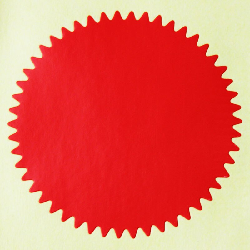 100pcs Gold Vintage Embosser Stamp Sealing Blank Certificate Self-Adhesive Stickers (4 colour)
