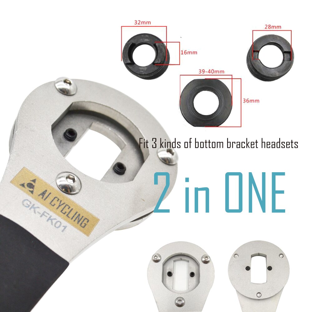 Bicycle Bike Lock Ring Remover Bottom Bracket Spanner Wrench Repair Tool