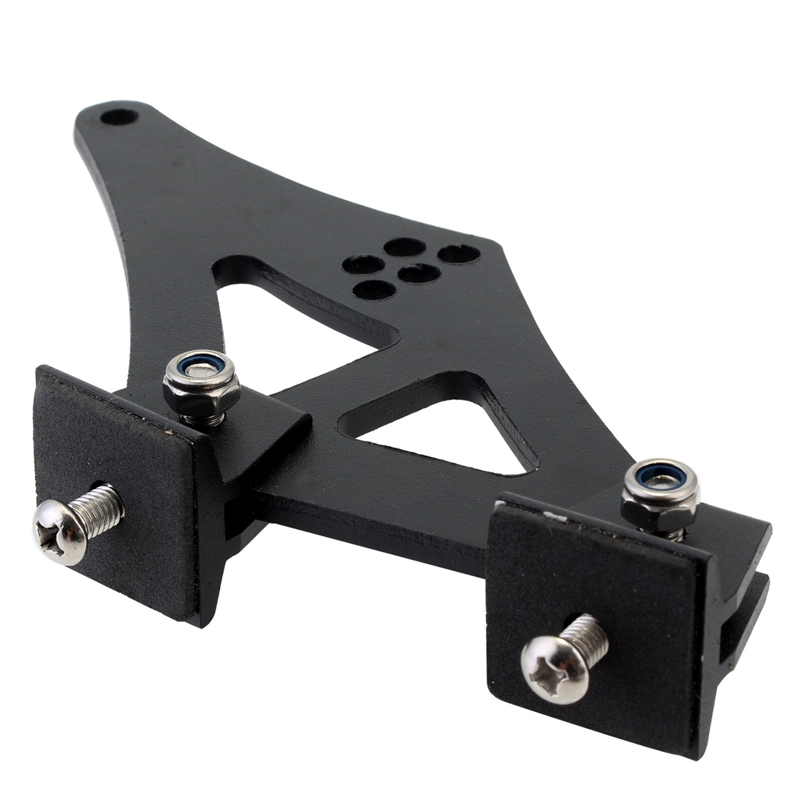 5" Universal Car Rear GT Wing Racing Spoiler Bracket Tripod Drilling Lightweight Aluminum Adjustable D10