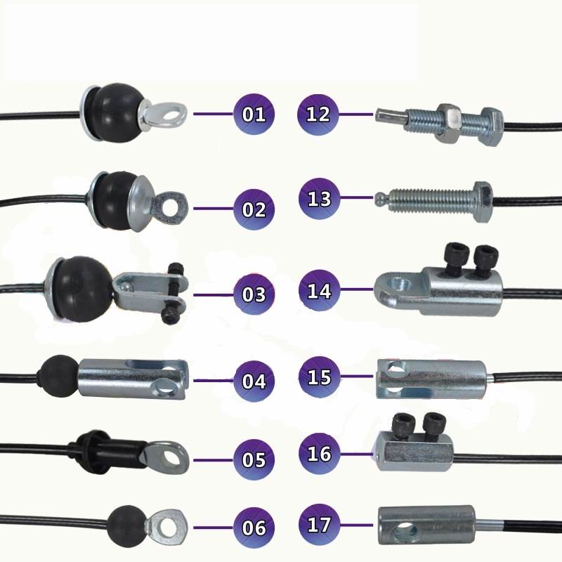 Zubehör für Fitness geräte, Stahldraht seil, 5mm, 6mm Draht-und Kopf zubehör für Fitness kabel, Fitness kabel
