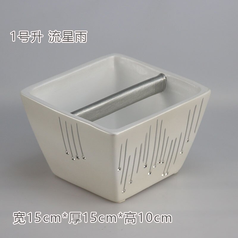 Caja de cerámica nórdica para guardar llaves, para sala de estar, restaurante, Control remoto, objetos pequeños, contenedor de almacenamiento multifuncional, decoración: I-L