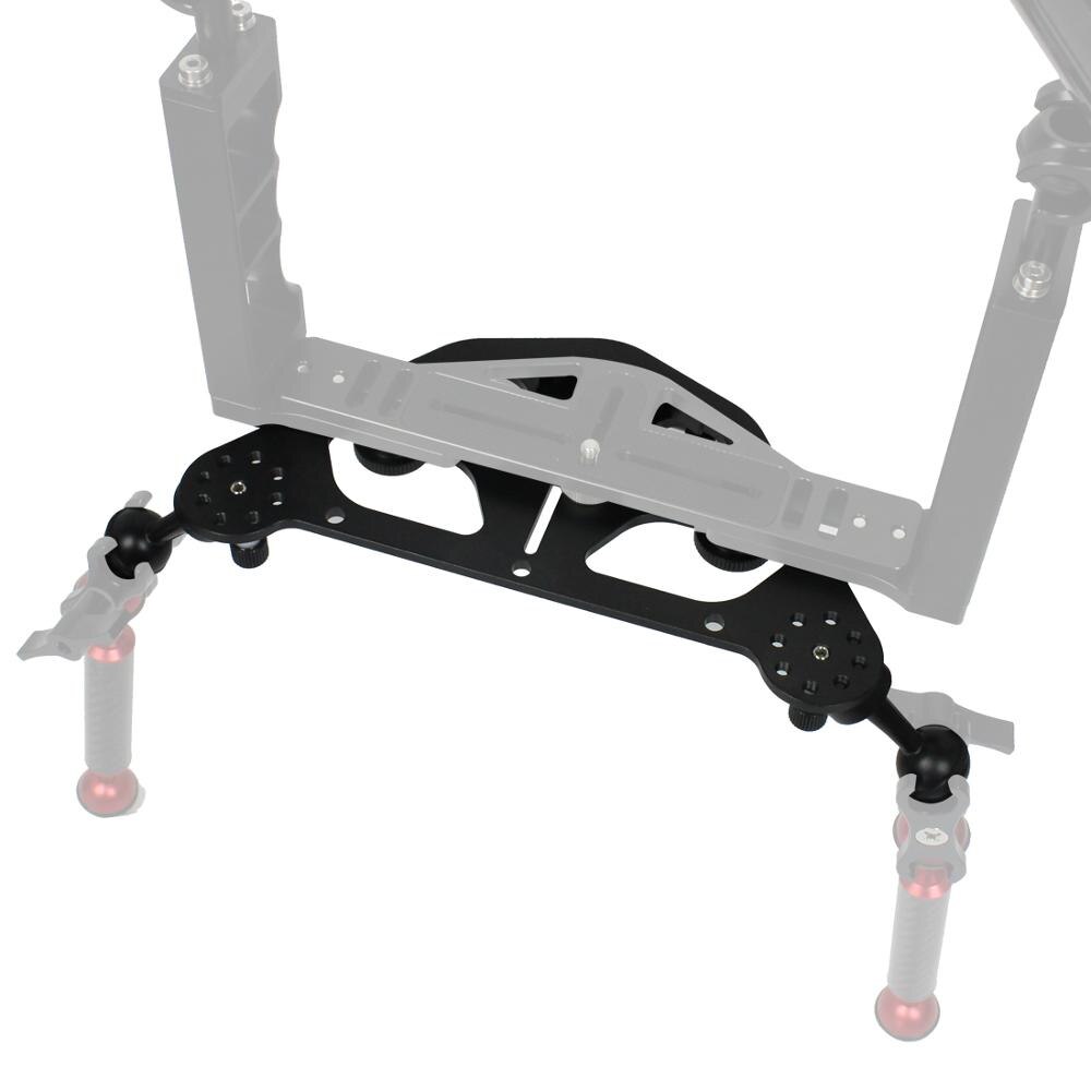 Upgrade Diving Tray Video Triangular Stabilizer Gimbal Tray Rig Bracket Mount for Underwater Light Stand DSLR Camera Tripod Base