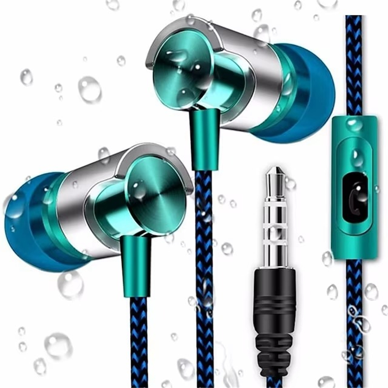 Wired In-ear Earphone In Ear Noise Cancellation Ergonomic Stereo Sports Music Headphones For Mobile Phone Everyday Use