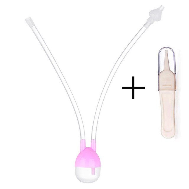 Pincettes d&#39;aspiration sous vide pour bébé, 2 pièces, pincettes nasales en plastique pour nettoyer les oreilles sales, soins sûrs pour bébé: Pink