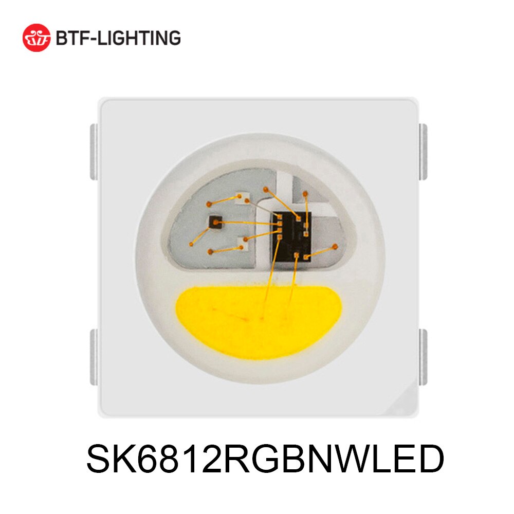 10 pcs WS2812B LED Chips SK6812 RGBW Lights Chip Individually Addressable WWA WS2811 IC SK9822 APA102 WS2813 RGB 3535 5050 DC5V: RGBNW 5050 SK6812