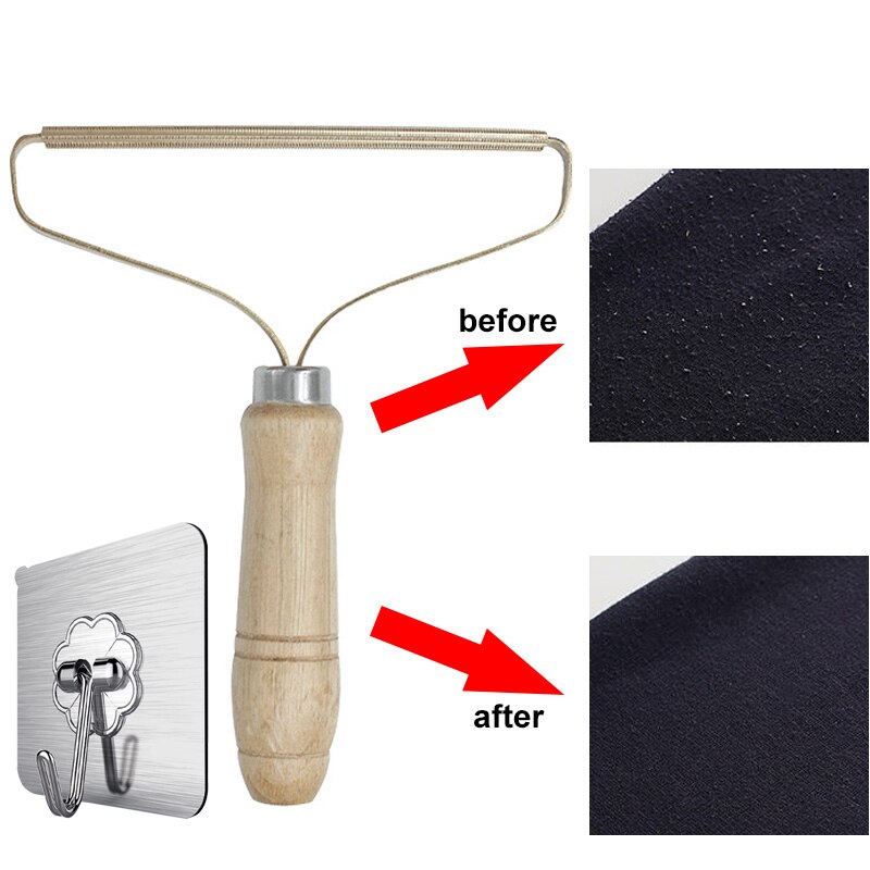 Portable Lint Remover Manual Lint Roller Clothes Brush Tools Clothes Fuzz Fabric Shaver for Woolen Coat Sweater Pet Hair Remover