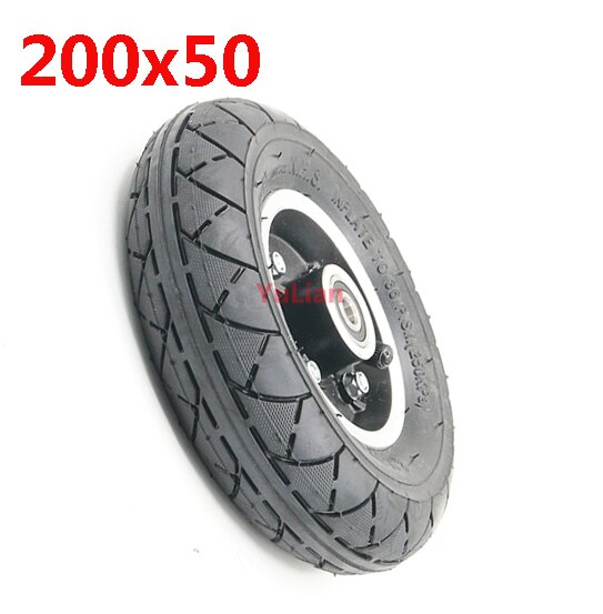 200X50 Front Wheel for Electric Scooter Balancing Car 8 Inch 8x2 Inflatable Tire Wheels