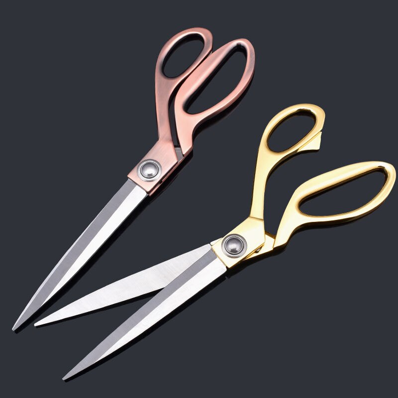 10.5 ''Goud Naaien Textiel Leer Kleermakerij Schaar Cut Craft Bekleding Denim Stof Cutter Tailor Shear Pinking Tool