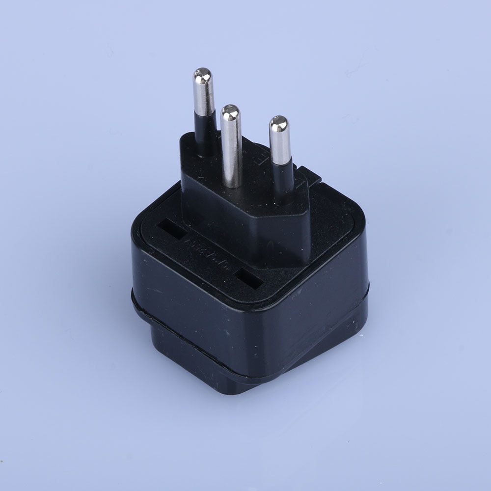 1 Pc Universal UK/US/EU/Russia To Brasil Brazil Brazilian Socket Travel Power Adapter Plug 3 Pin Converter Type N Plug 300 W ABS