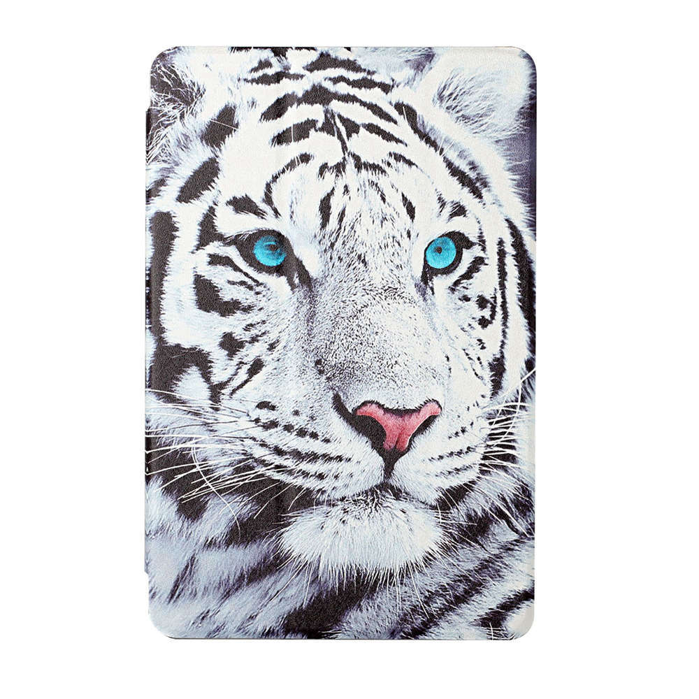 Silk Pattern Tri-Fold Case For Lenovo Tab M8 TB8505F FHD 8705F 8.0 Stand Cover Single Bottom Tablet Case + PenFilm: MH