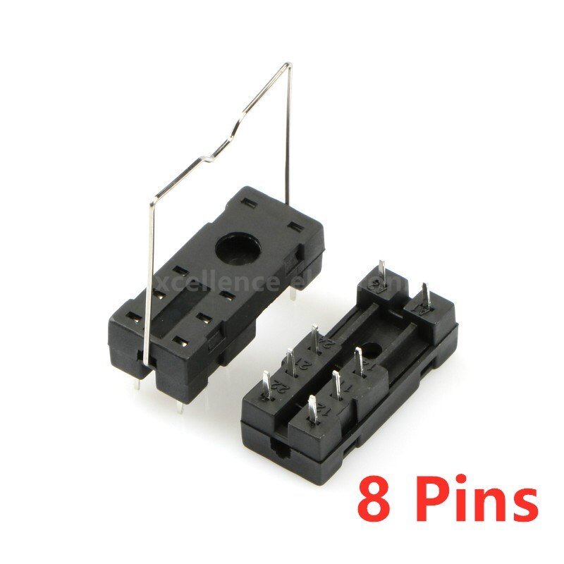 5 Stuks Relais Pcb Socket 14f-2z-a2 Voor G2R-1 G2R-2 G2R-1-E Rt424024 Hf115f 5pin Of 8pin Relais Socket: S