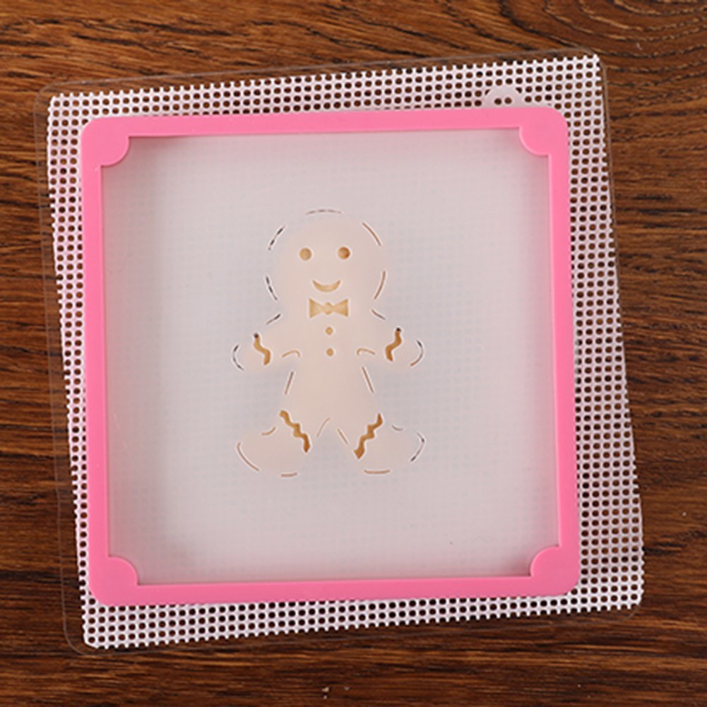 Cookie Stencil Vaststelling Frames Diy Mold Suiker Koekjes Bakken Magnetische Cookie Stencil Houder Willekeurige Kleur