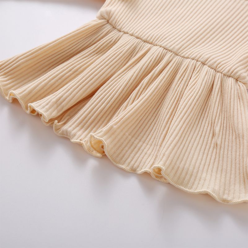 Ragazze 2pcs Autunno 6M-4T Del Bambino Della Ragazza Dei Bambini Del Manicotto Lungo Set O-Collo Del Cotone delle Magliette E Camicette E pantaloni Del Bambino Del Bambino Vestiti Della Ragazza di Inverno