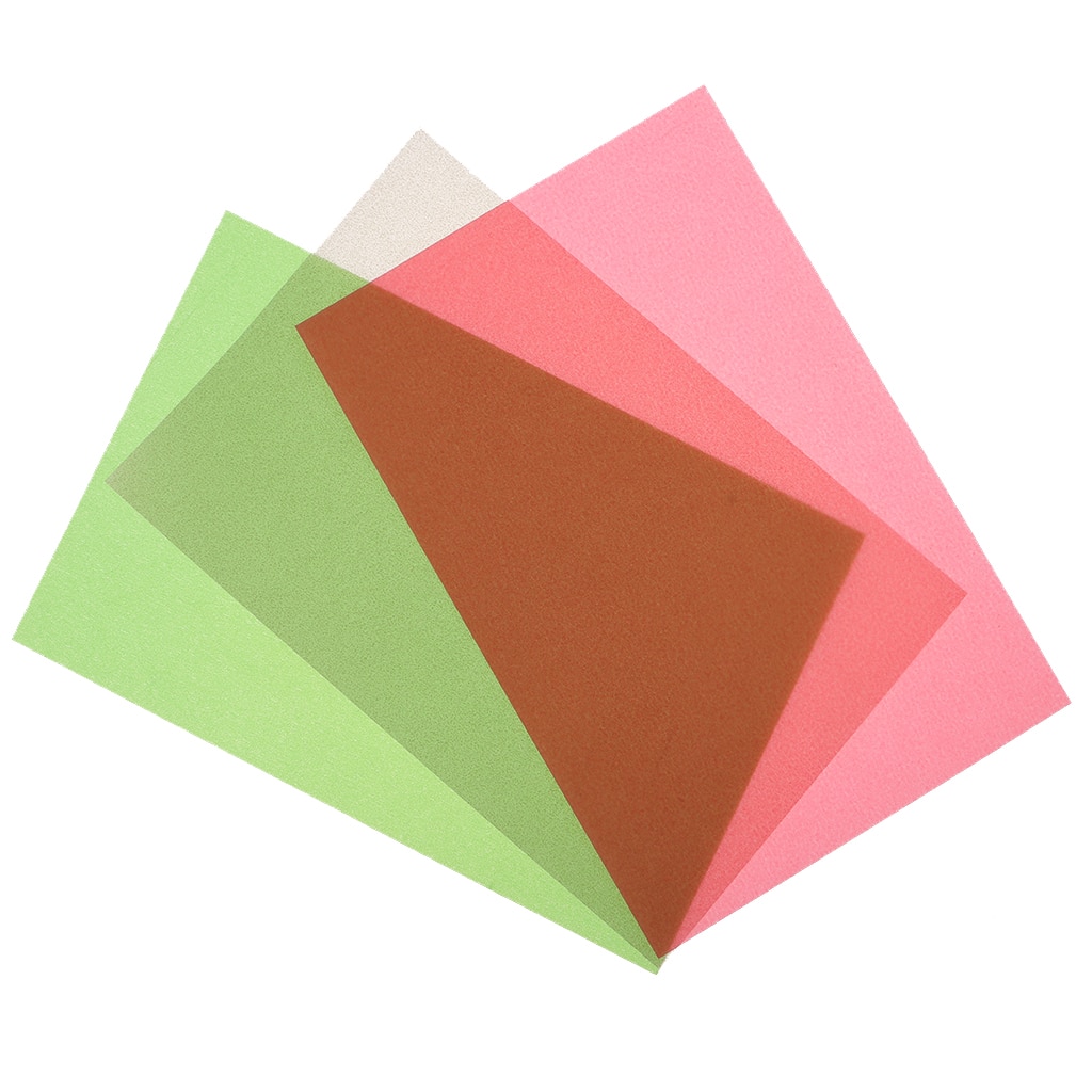 50 Pieces 15x10cm Vellum Coloured Translucent Tracing Papers for DIY Cardmaking