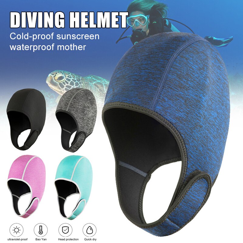 Neoprene Adjustable Beanie for Surfing Diving Kayak Rafting Snorkel Swimming Cap FK88