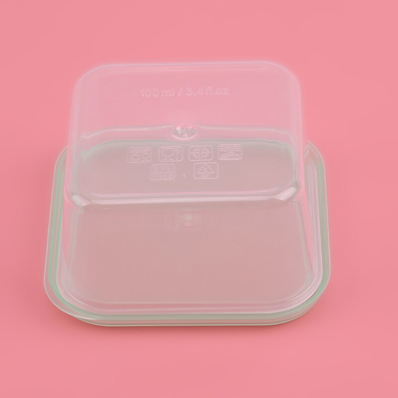 Mini portátil caixa selada crisper 4pcs caixas de comida para bebê recipiente bebê lanches caixas de armazenamento