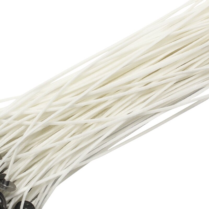Mèche bougie naturelle à faible émission de fumée | 300 pièces, mèche à cire, pre-cire, Kit de fabrication de bougies pour la fabrication de bougies et de noël, bricolage