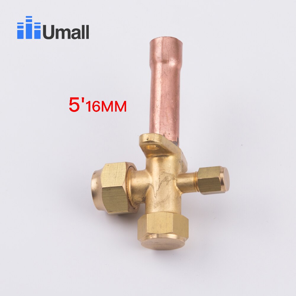 3 way 4 way service valve for Air conditioning fitting reverse high and low pressure air conditioner release valve