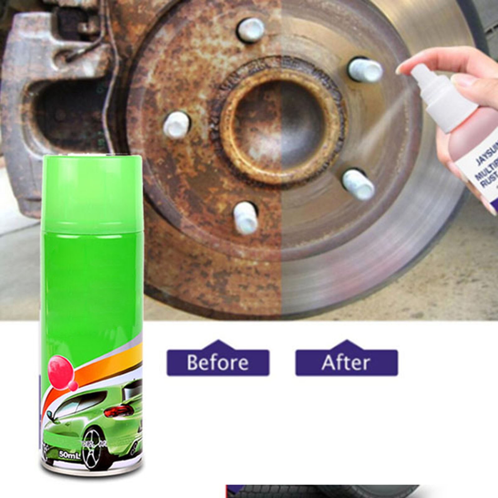 Multi-Functional Super Rust Removal Spray Scratch Repair Fluids Adhesive Cleaning Spray DIN889