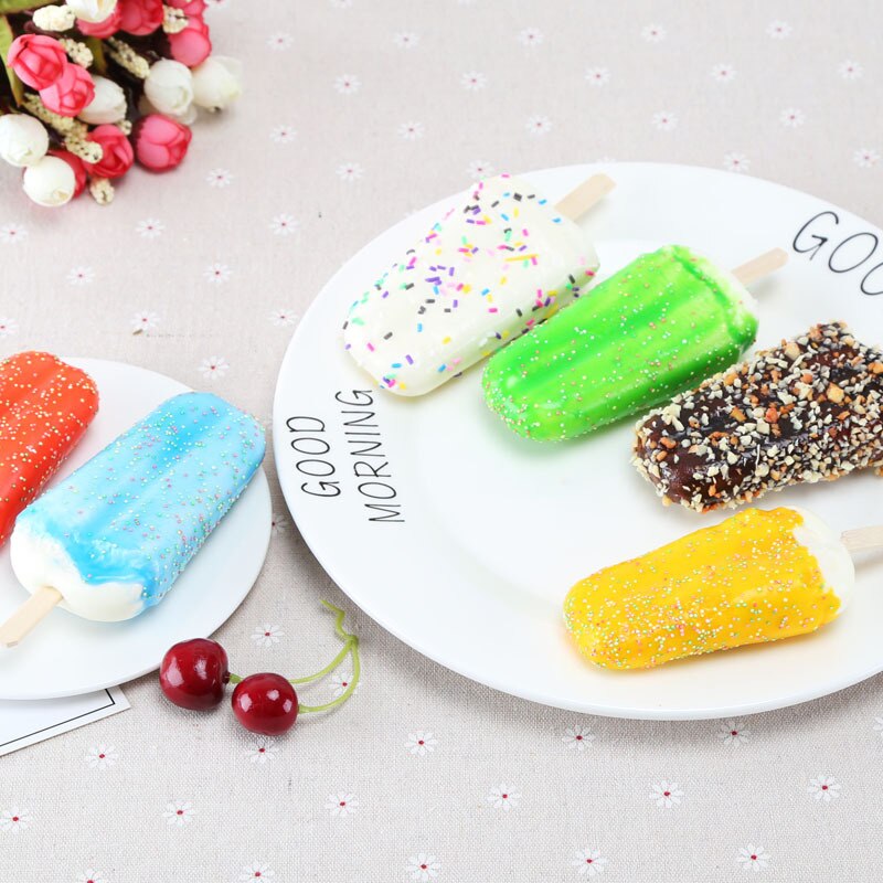 6 couleur réaliste gâteau artificiel assorti mixte faux gâteau modèle maison mise en scène équipement artisanat photographie accessoires décoration de la maison