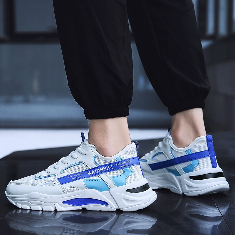 Herrsneakers herr par skor herr luftkudde bekväma herrskor chaussure tenis masculino zapatillas hombre sportskor