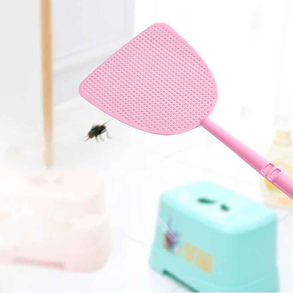 10 Stks/set Zomer Draagbare Handmatige Pp Swat Bug Zapper Mosquito Anti Insect Mesh Flexibele Afneembare Tuin Lange Handvat Vliegenmepper