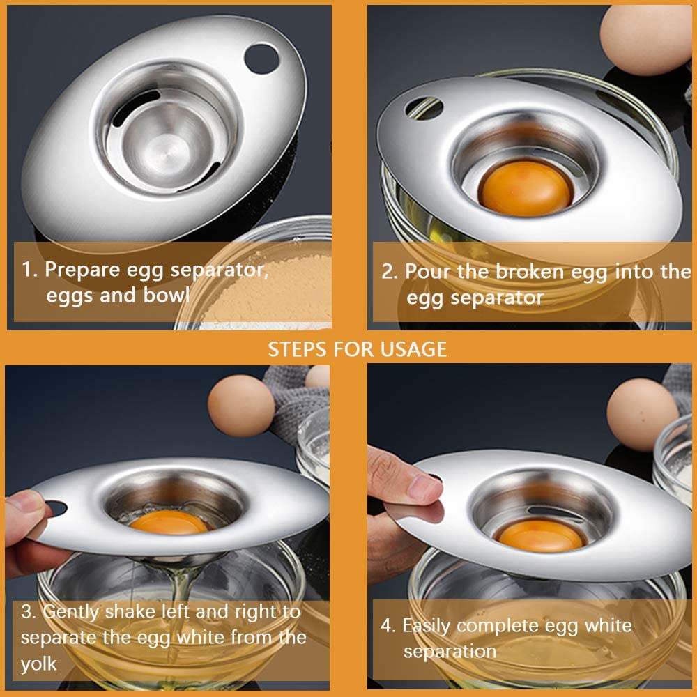 Ei Separator Met Garde, Rvs Egg White Yolk Separator, Draad Gardes, Ei Seperater, keuken Koken Gadgets