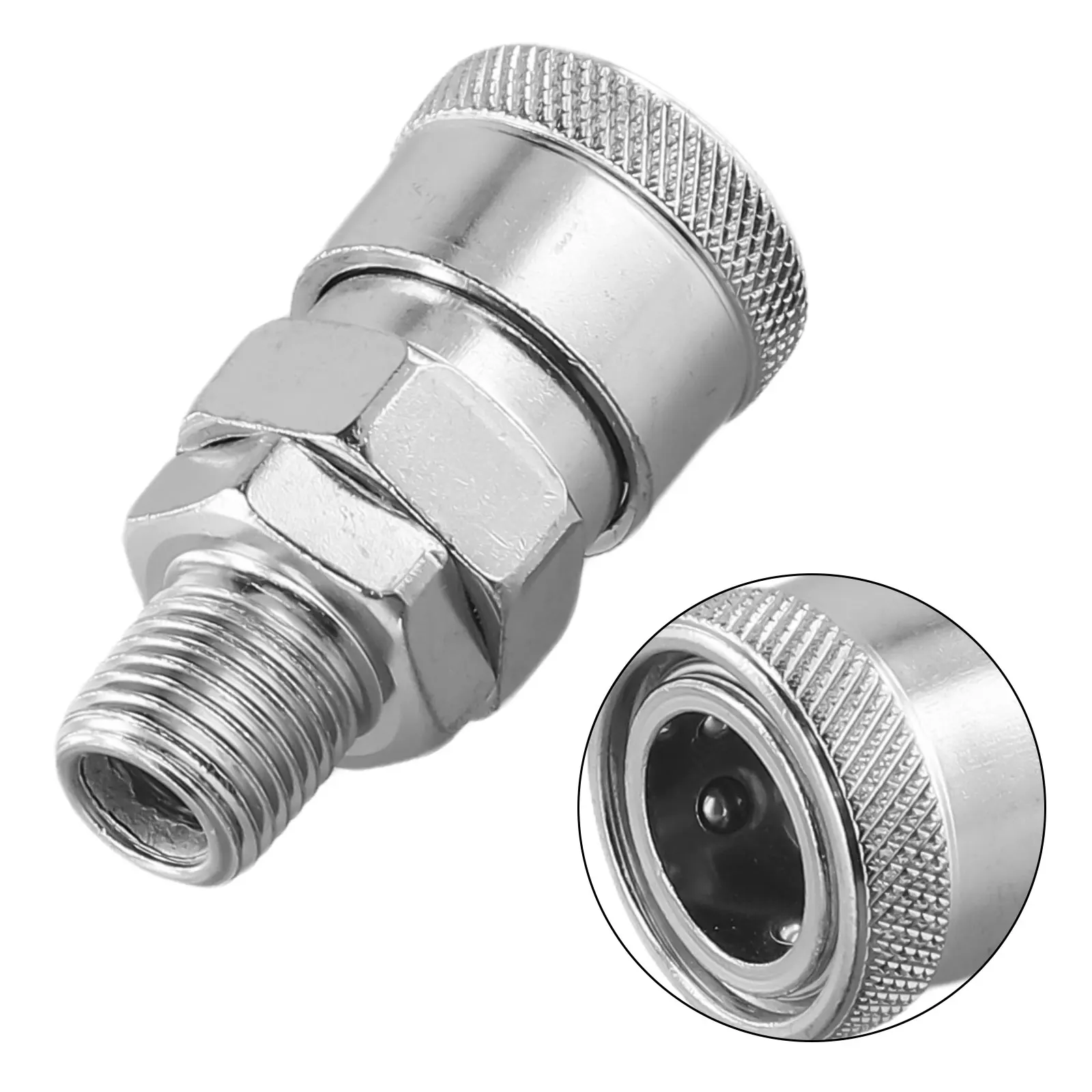 Pneumatic Fittings Air Compressor Hose Quick Coupler Plug Socket Connector Iron Galvanized Pneumatic Part Industrial Accessories