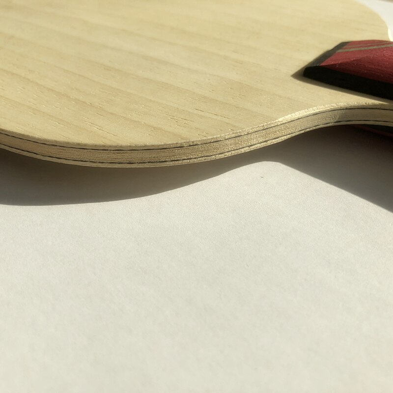 7 layers structure inner zl carbon fiber table tennis blade tested good by club long handle ping pong bats for table tennis funs