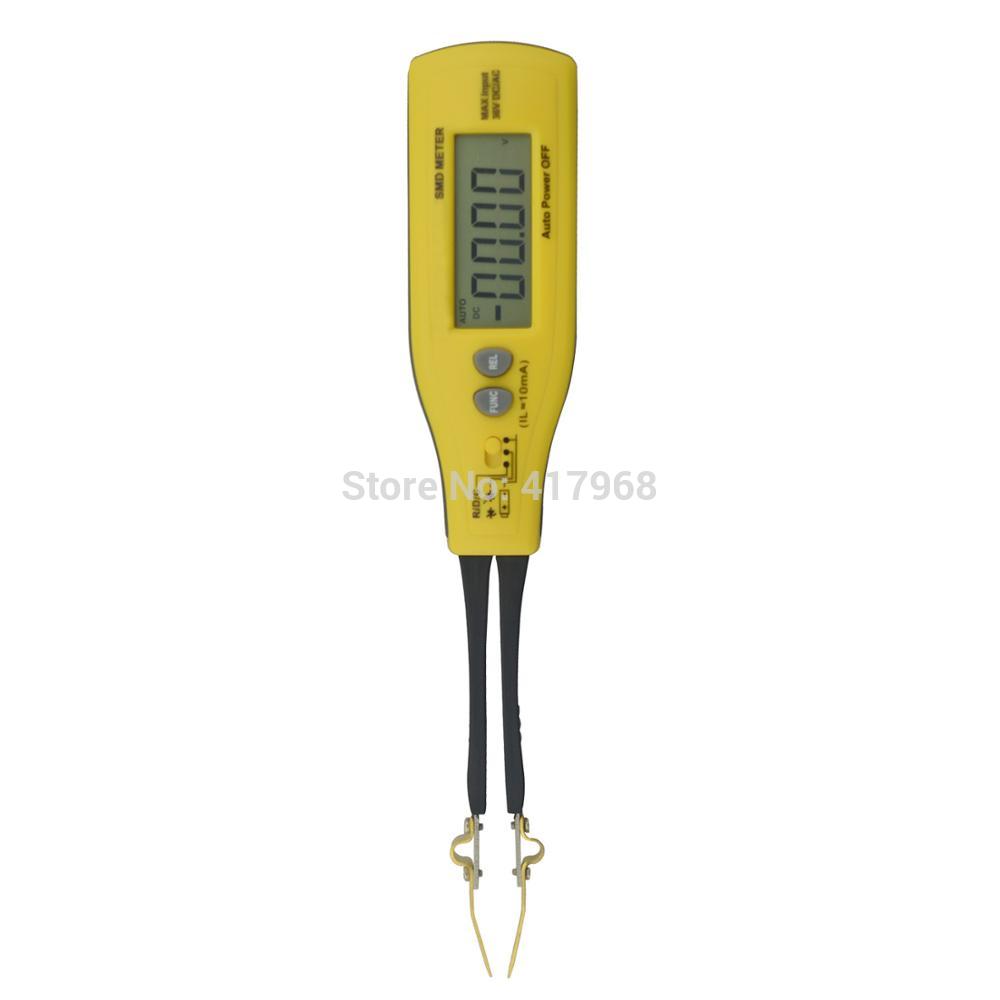 HP-990B SMD Multimeter Diode Capacitance Resistance Tweezers Meter Auto Range Meter Resistor Capacitor Continuity Battery Tester