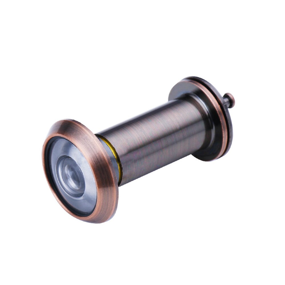 Door Cat Eye Spy Hole Peephole Viewer Door Home High Security Supplies Anti-theft Door Cat Eye: Red