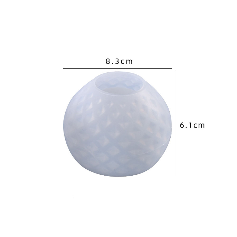 Silicone World Silicone Mold DIY Epoxy Resin Candle Holder Mould Aromatherapy Candle Molds Clay Plaster Mould Glue Mold: DARK GRAY
