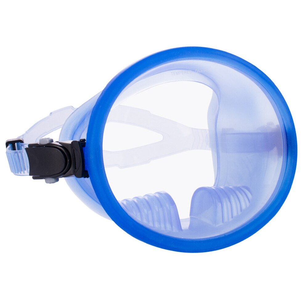 Panoramisch breedbeeld duikmasker siliconen duikbril anti-condensbril duikbril masker zwemuitrusting: Blauw