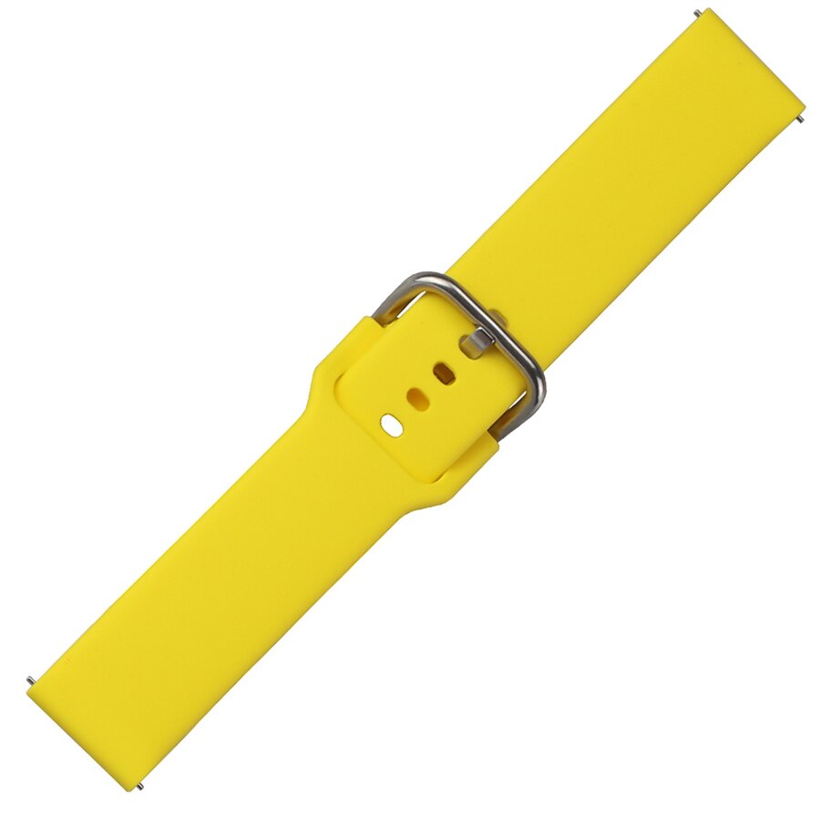 Watch Band for Xiaomi Haylou LS01 Strap Silicone Replacement Band Bracelet for Haylou LS01 Smart Watch Wristband Accessories: YELLOW