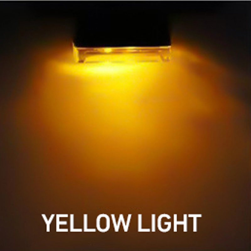 Mini luz LED para coche, luz de ambiente Interior USB, lámpara decorativa ambiental de neón, accesorios de decoración Interior de coche, 7 colores: YELLOW