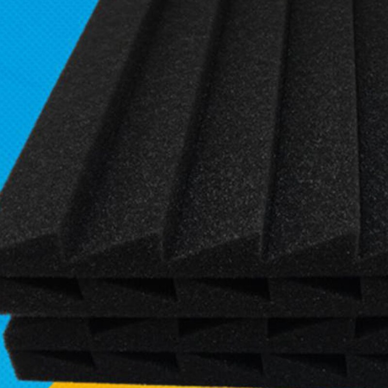 8Pcs Trapezoidal Triple-cornered Sound Insulation Foam Recording Studio Foam,Sound Absorbing Cotton Foam Acoustic Panels