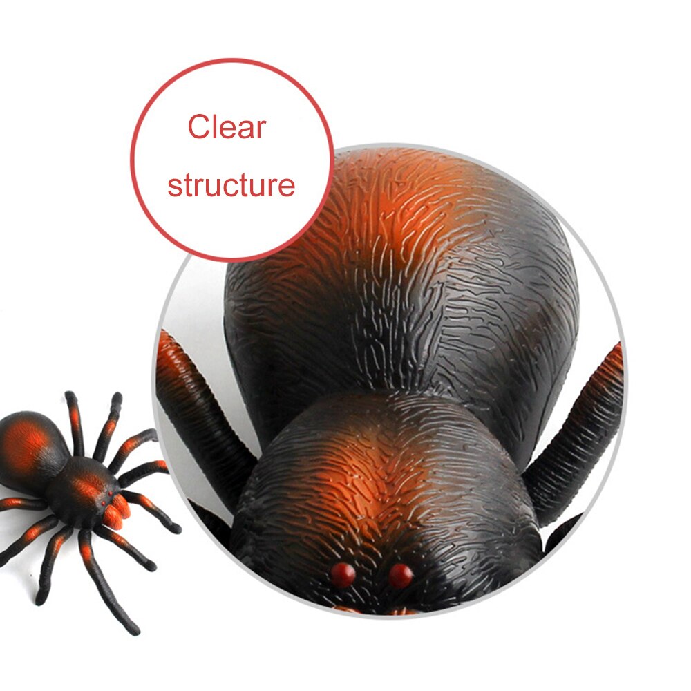 RC Simulation Spider Infrared Remote Control Insect Toys Simulation Spider Electric RC Toy Halloween For Adult Prank Insect