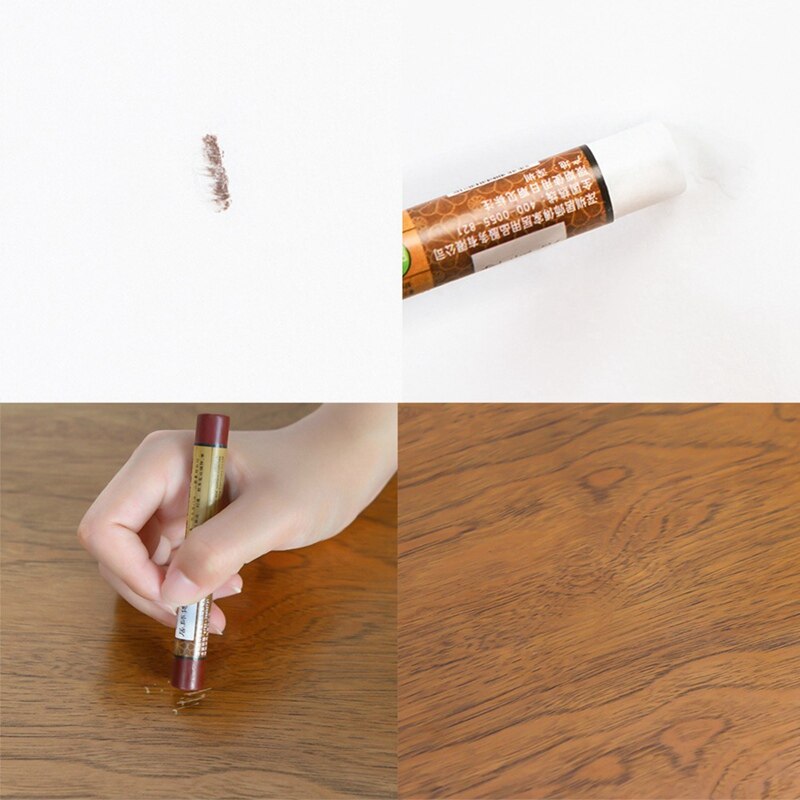 1 Pcs Wooden Floor Furniture Repari Pen Markers & Filler Sticks Wood Scratches Restore Kit Scratch Patch Paint Pen Wood Repair
