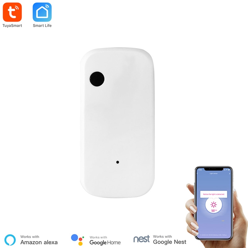 Tuya Smart Wifi Licht Sensor Intelligent Light Sensor Hefinrichting Met Tuya Smart Apparaat Slimme Leven Verlichting Automatisering