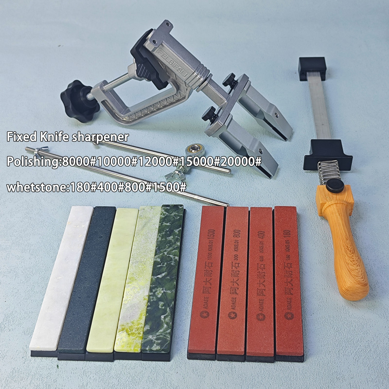 Angle Fixed Knife Sharpener Sharpening Stone Kitchen Grinding System Honing Diamond Grinder Woodwork Tool Whetstone: VIOLET/紫罗兰