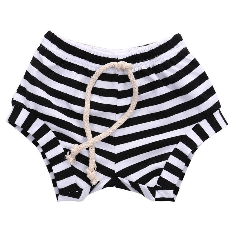 Kids Baby Meisje Katoen Losse Shorts Bottoms Broek Zomer Gestreepte Kinderen Korte Broek