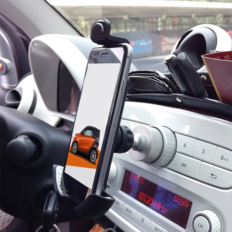 Support de téléphone portable pour voiture support de charge de Navigation de bâti d'évent de voiture pour Smart 453 Fortwo Forfour