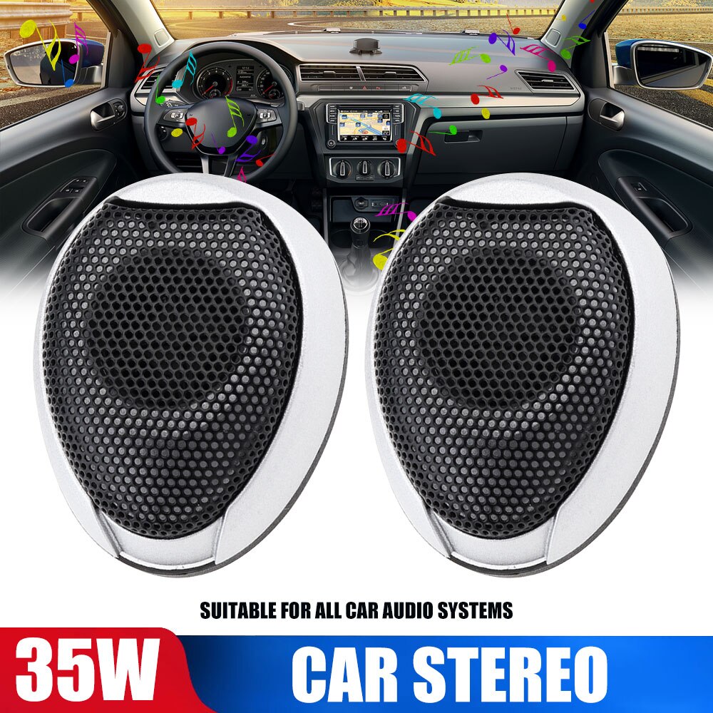Høj effektivitet 2 stk 4 euro 35w diskant bil auto audio system høj tone 150w mini refit højttaler lyd højttaler