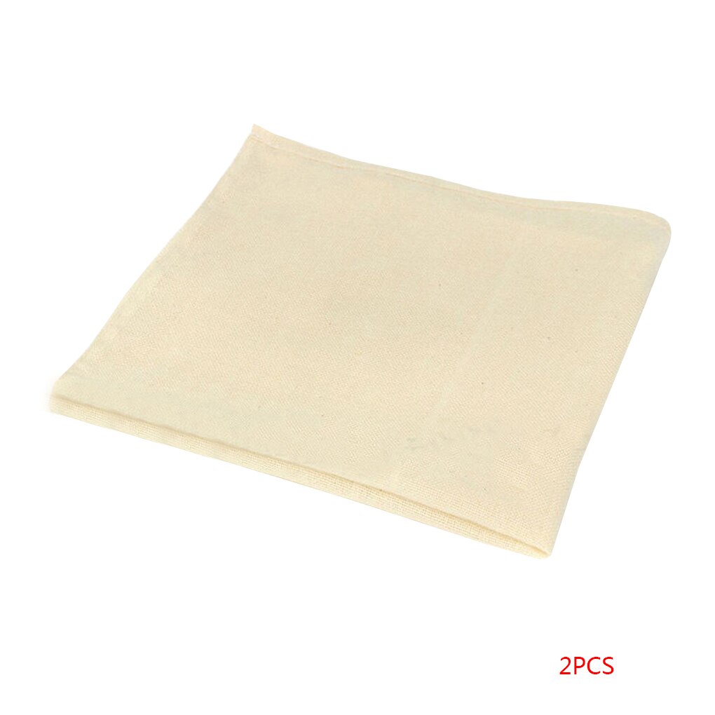 Cotton Gauze Cheese Steamed Cloth Bean Bag Filter Cloth Dot Pad Cloth Cotton Tofu Cloth Filter Bean Dregs Cloth Tofu Maker Tool: 2pc