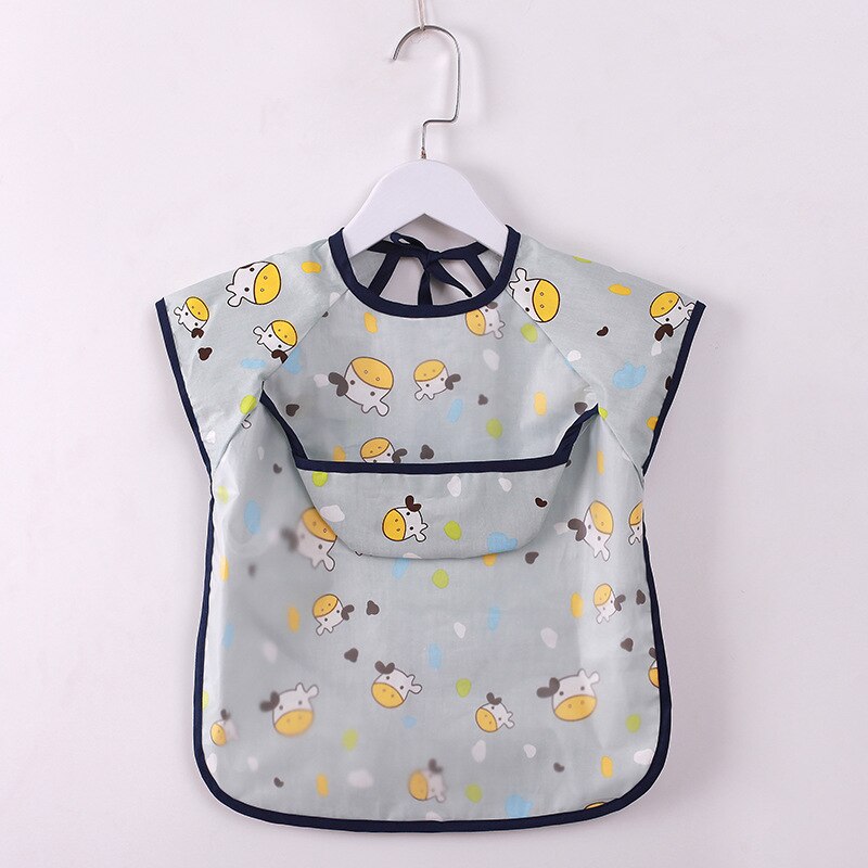 Waterdichte Baby Eten Kinderen Tekening Mouwloze Baby Bandana Slabbetjes Schattige Slabbers Zachte Katoenen Baby Bib Maaltijd Burp Eva Doeken